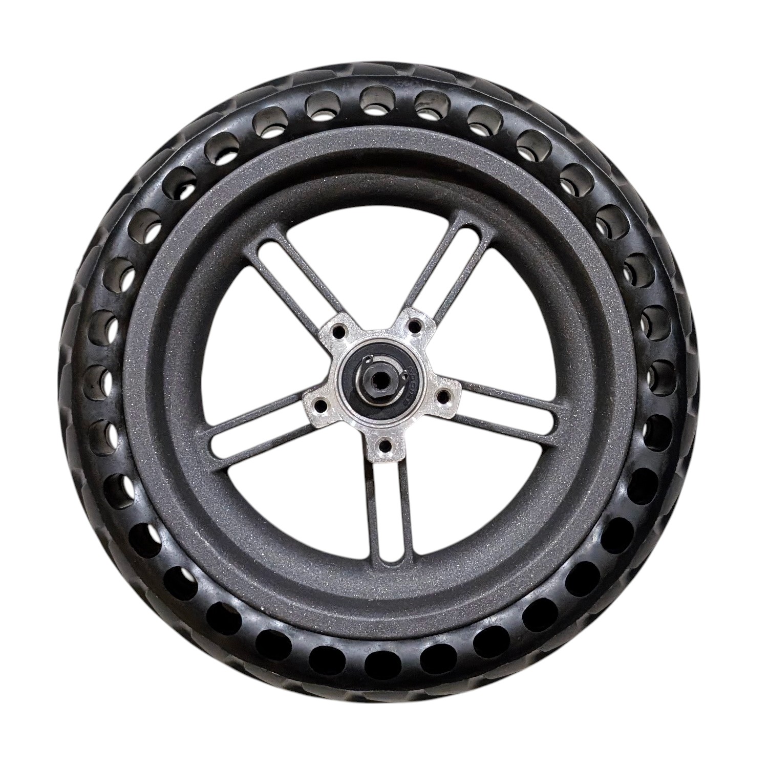 Komplett bakhjul m/ p.fritt dekk (E2S V1/V2)