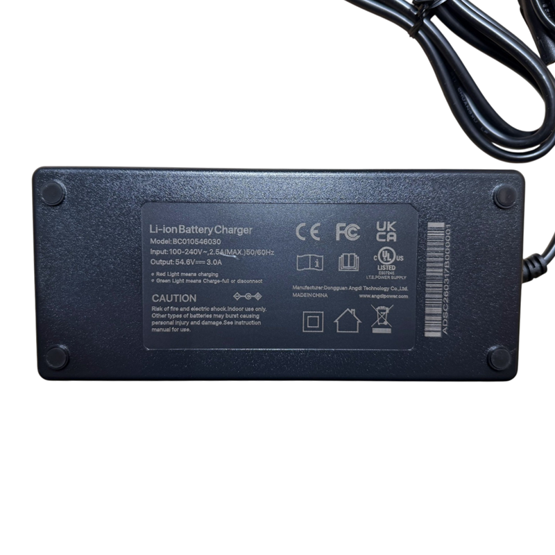 Oplader K - 54.6V 3A, 1 Pin - Bandit Pro Max / Eagle+