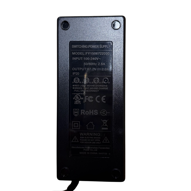 Oplader - E8 / Mantis 10 Pro / Skywalker / Wolf Warrior / Vsett 10+ / Zero 10X (60v)