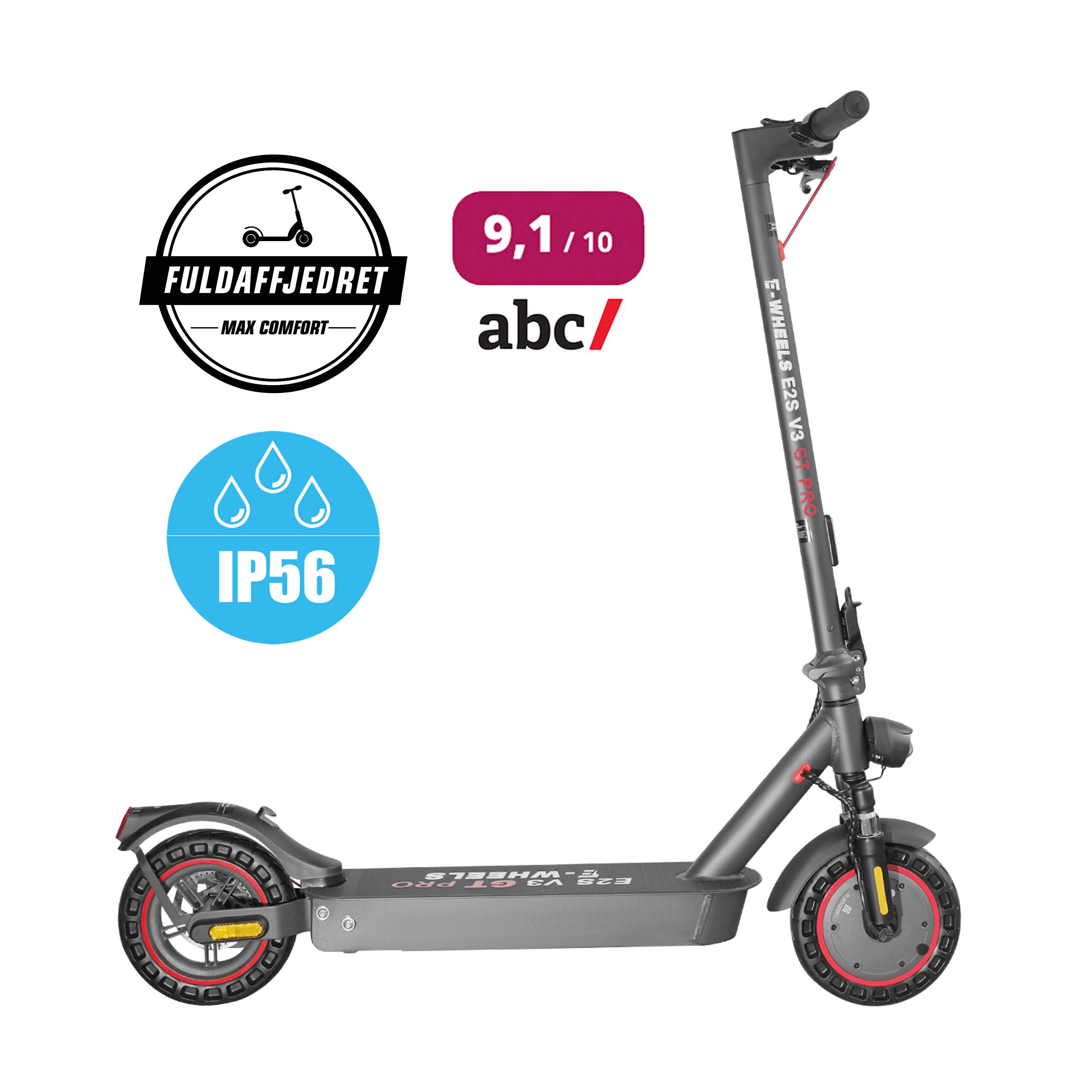 E2S V3 GT Pro – Grå – P.fri