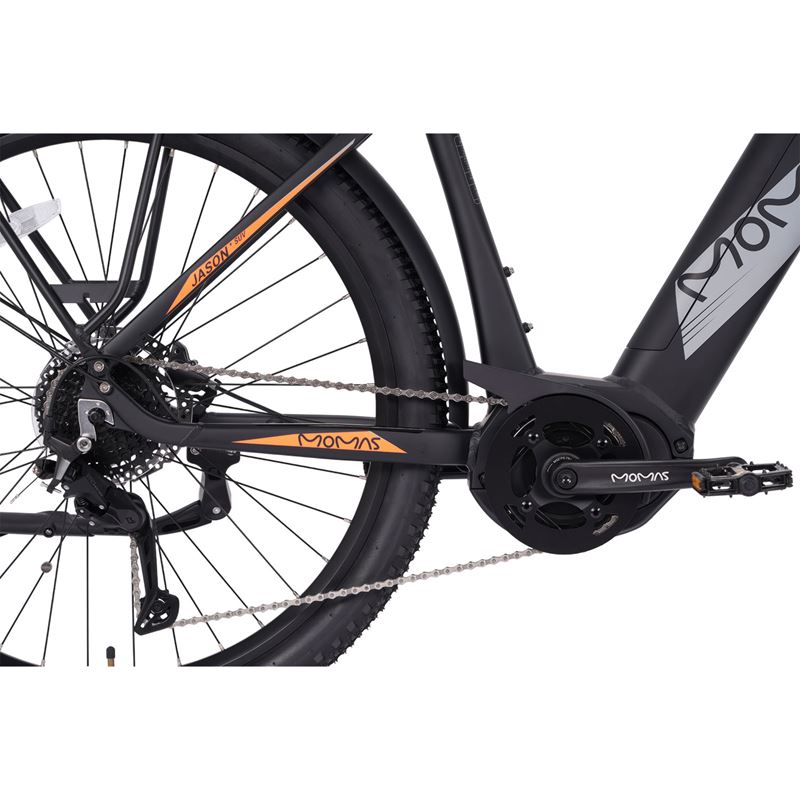 Momas Jason+ SUV 2026 - Black - M (630Wh EN50604 battery, Digiwise display)