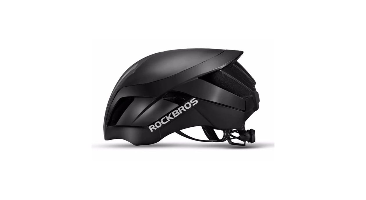 Sort Rockbros cykelhjelm til voksne med justerbar ventilation