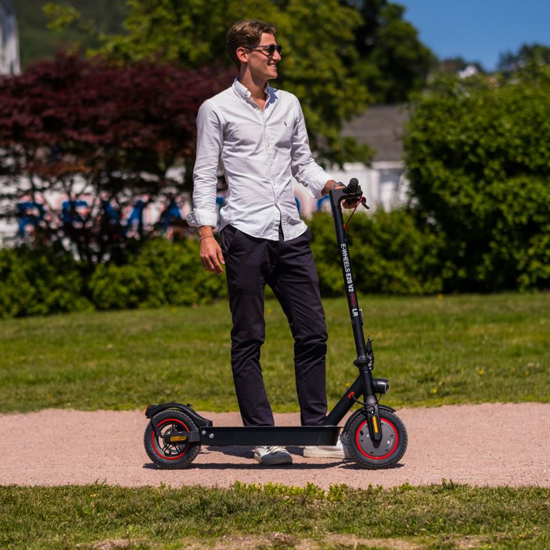 E2S V2 Pro Long Range - Sort - P.fri - 20 km/t